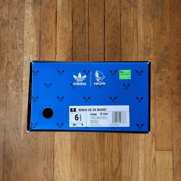 Adidas Ninja Time In ZX 2K Boost - 6.5 - NWT - Picture 12 of 13